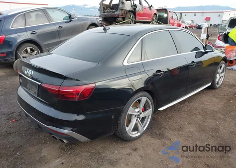 2022 Audi S4 Prestige Tfsi Quattro Tiptronic z USA, uszkodzony, nr VIN WAUC4AF43NA010103